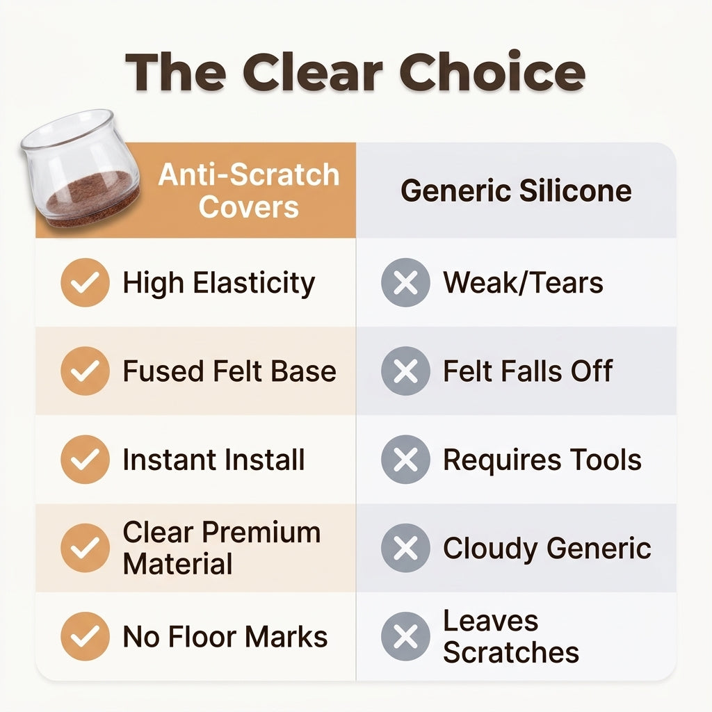 Easy Fit Leg Protectors ™ – Protect Your Floors, Enhance Your Furniture