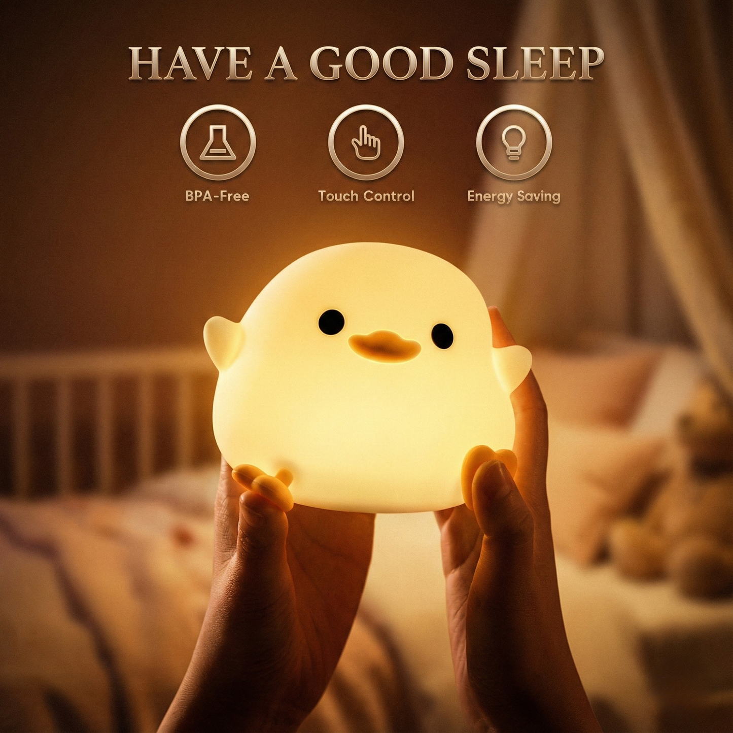 Valcero CozyDuck™ Kinder Nachtlampje