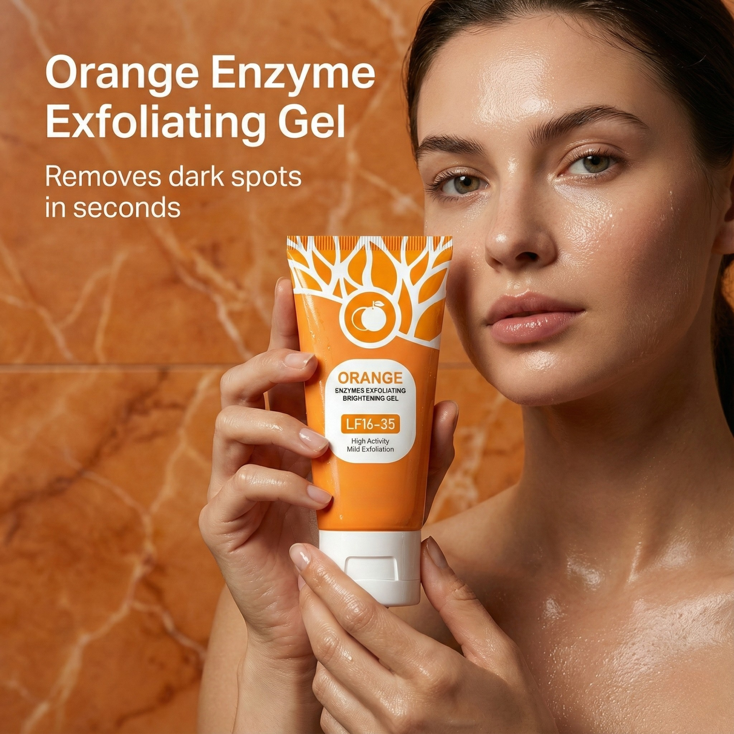Auraglow™ Citrus Enzym Exfoliërende Gel voor Donkere Vlekken & Soepele Huid