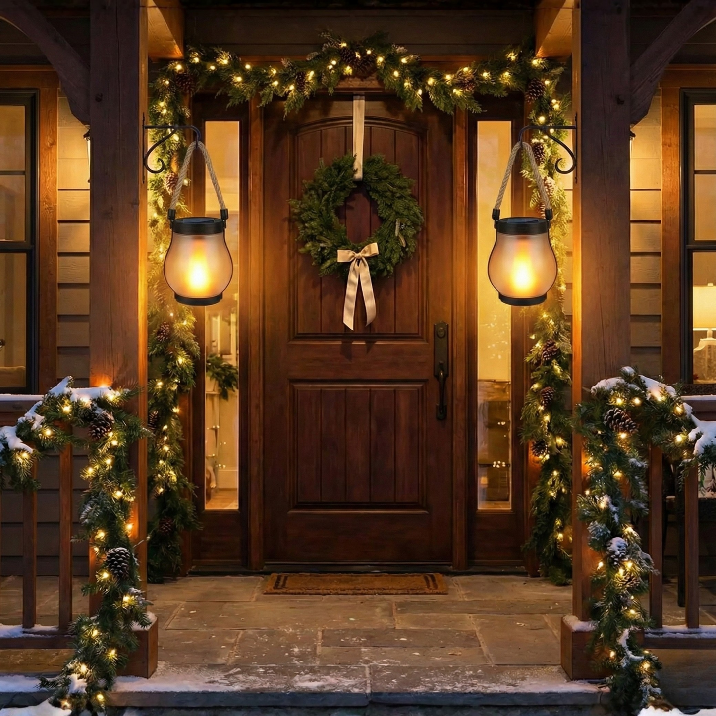 Valcero CozyGlow™ Solcelle Flamme Lanterne