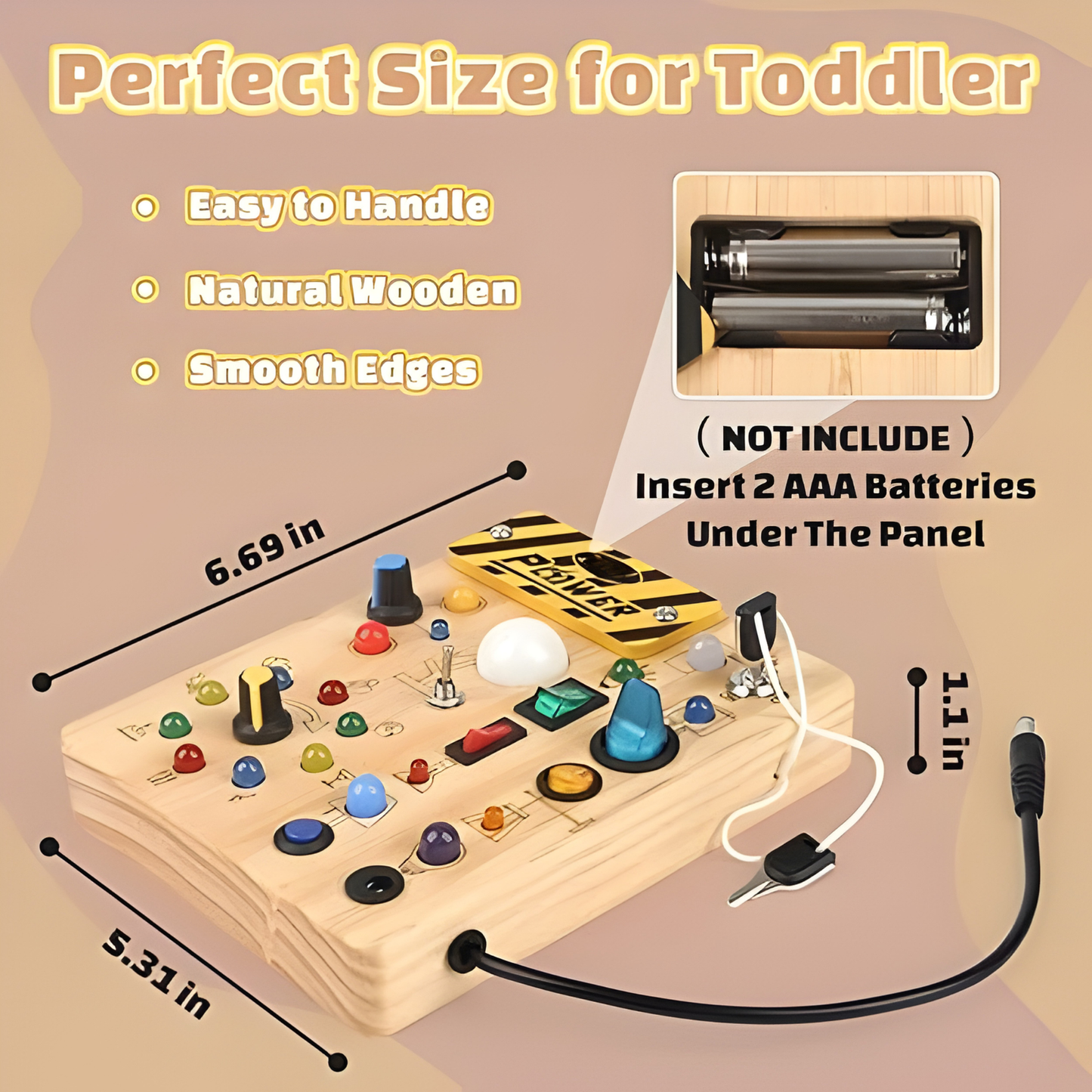 Valcero's Montessori Busy Board™