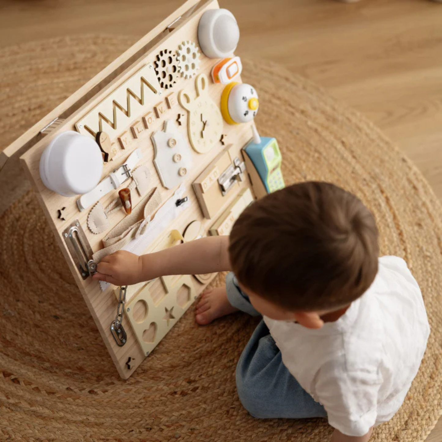 Sensory Happy Board™ – Montessori Druk Bord & Magnetisch Leerbord