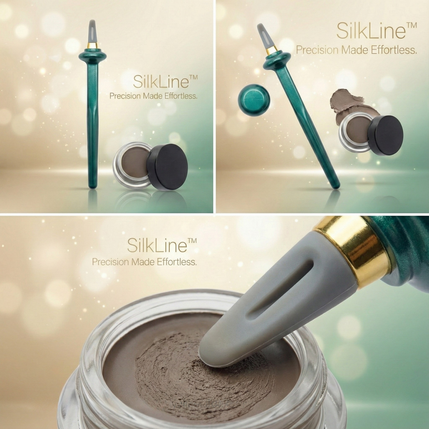 Sada nástrojov SilkLine™ na presné nanášanie silikónového očného linky