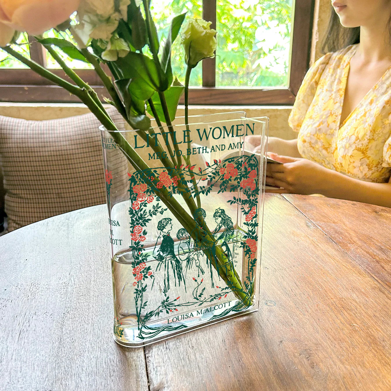 Storybook Vase - Veredeln Sie Ihre Blumendekoration