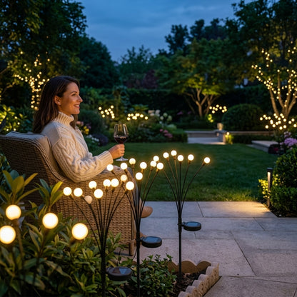 LumiFire™ Solar Firefly Garden Lights