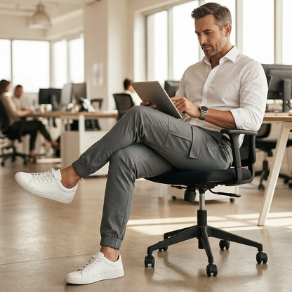 Premium Stretch Cargo Jeans – Komfort Möter Stil