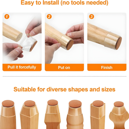 Easy Fit Leg Protectors ™ – Protect Your Floors, Enhance Your Furniture