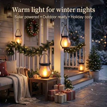 Valcero CozyGlow™ Solcelle Flamme Lanterne