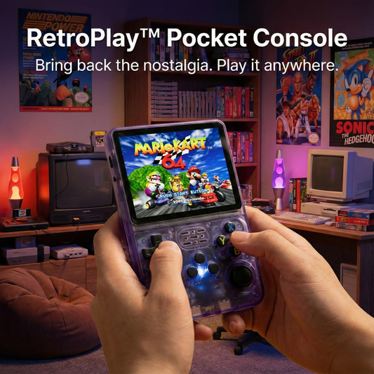 RetroPlay™ Pocket Console – 20,000+ Games of Pure Nostalgia