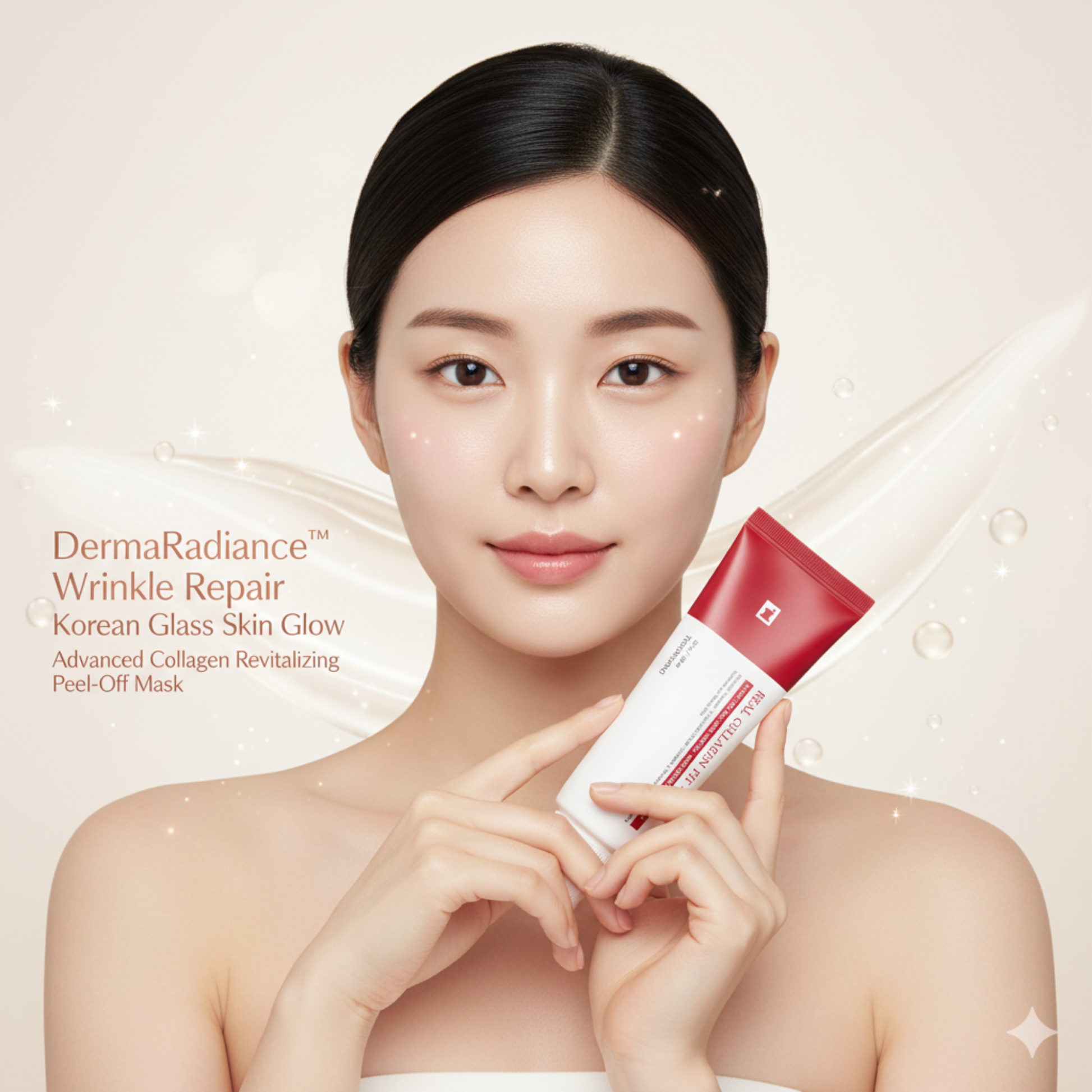 DermaRadiance™ Collagen Wrinkle Repair Glass Skin Mask – Valcero DermaRadiance™ Collagen Wrinkle Repair Glass Skin Mask – Valcero