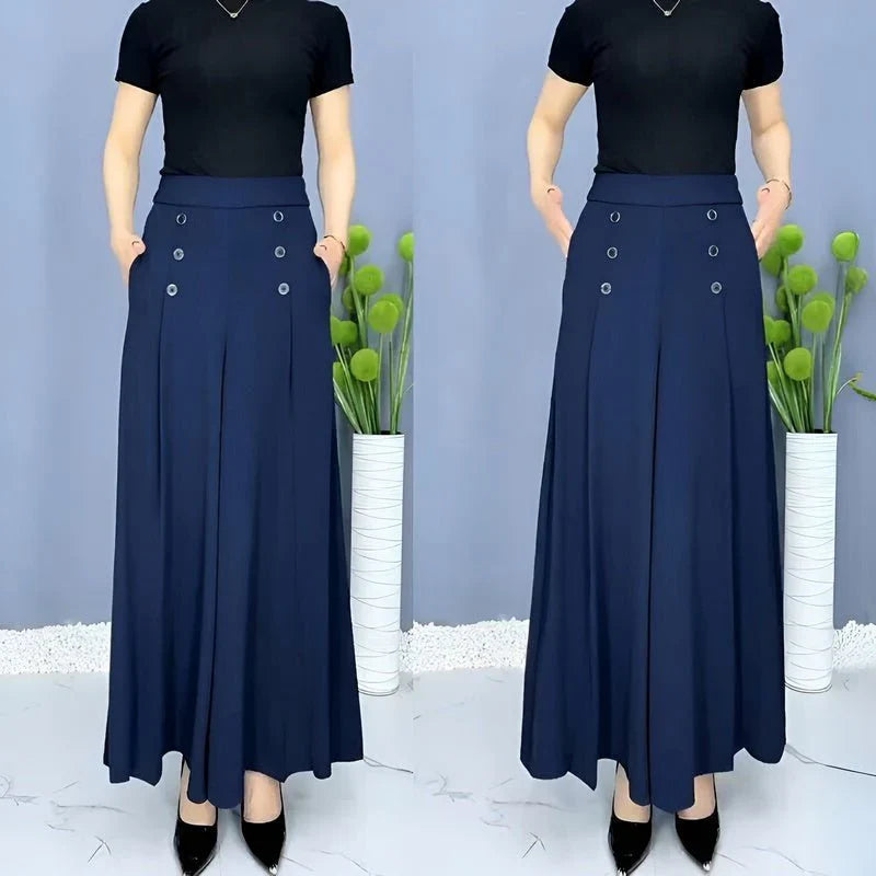 Valcero Elegant Wide-Leg Pants - Instantly flatters your figure