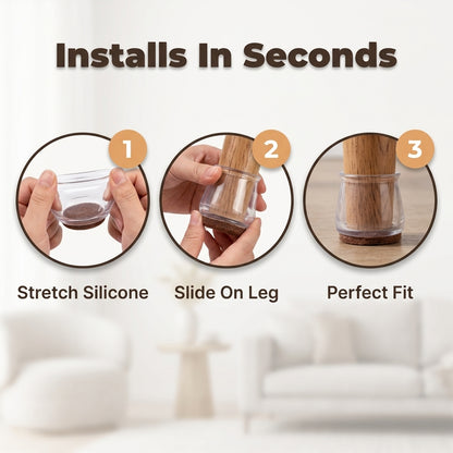 Easy Fit Leg Protectors ™ – Protect Your Floors, Enhance Your Furniture