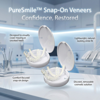 PureSmile™ Snap-On Veneers — Confidence, Restored