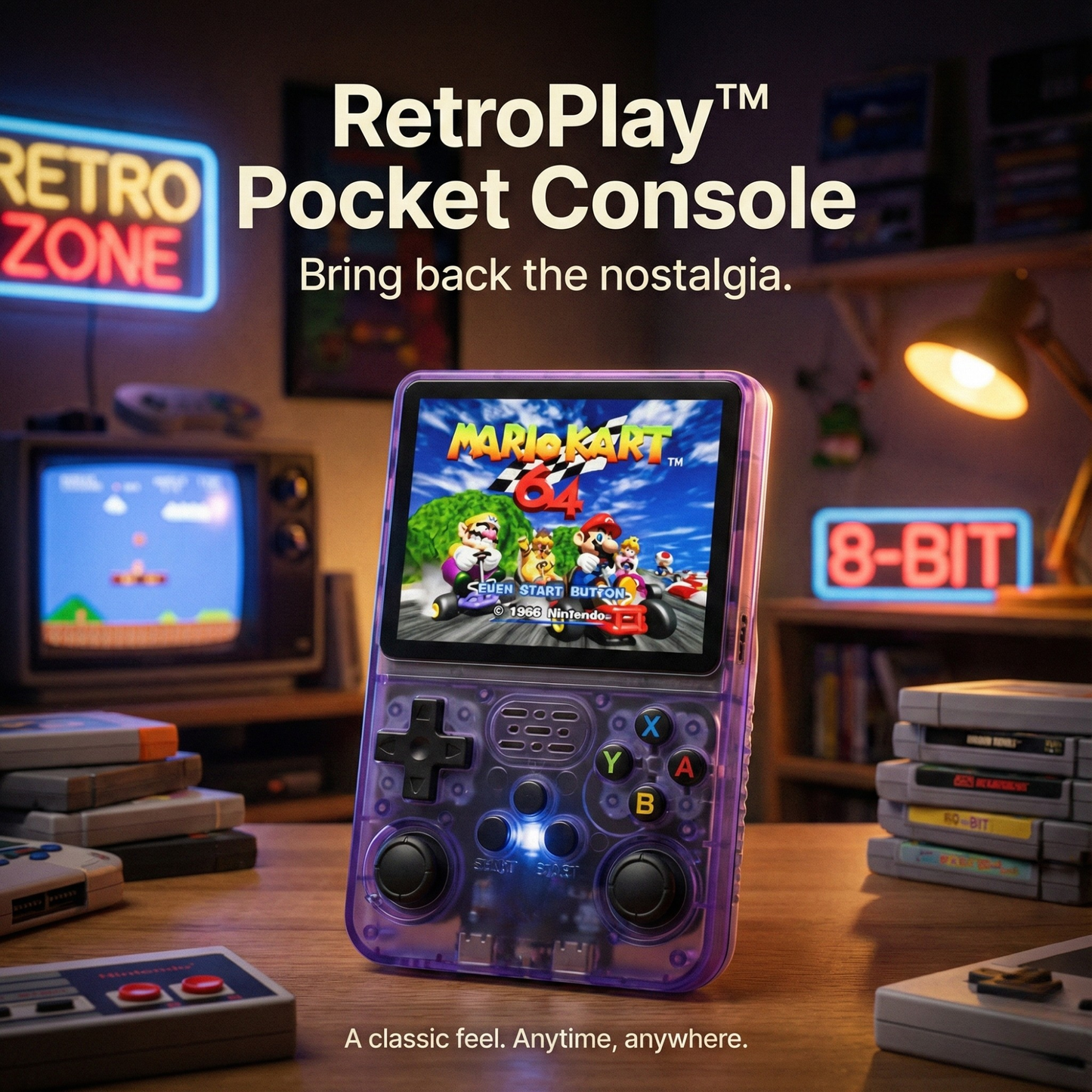 RetroPlay™ Zakconsole – 20.000+ Spellen van Pure Nostalgie