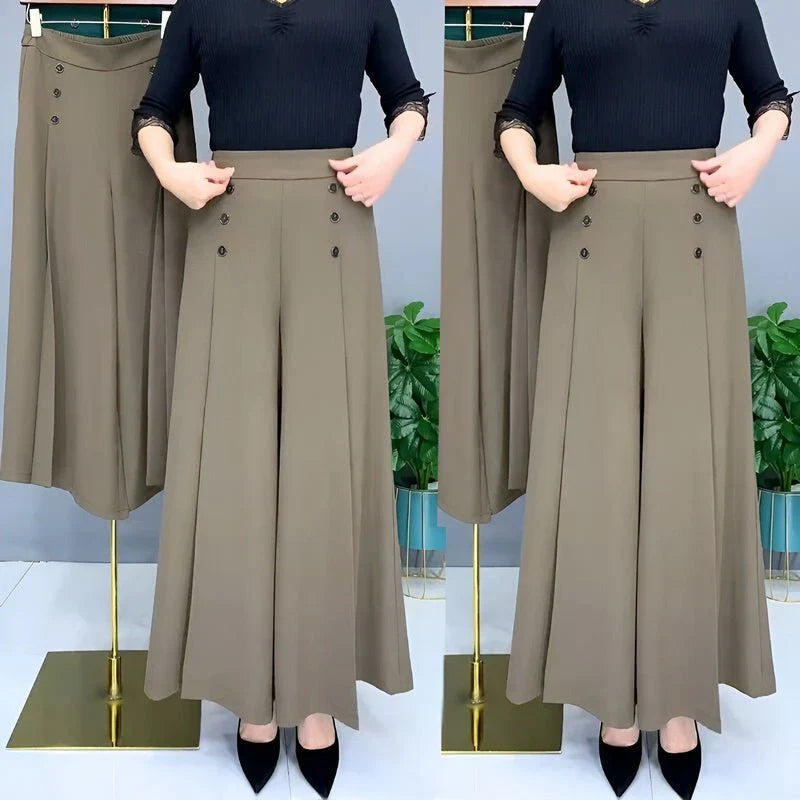 Valcero Elegant Wide-Leg Pants - Instantly flatters your figure