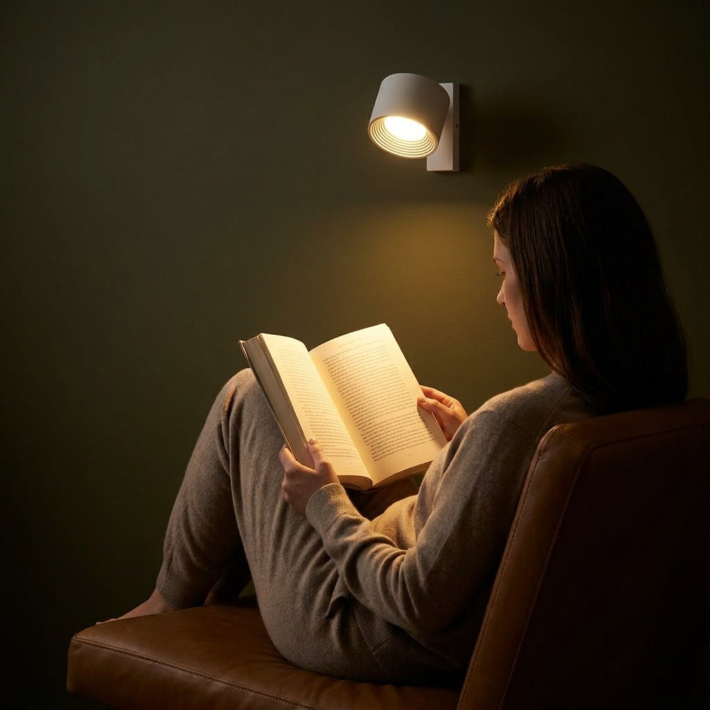 Lampe Murale Rotative Magnétique AeroGlow™ 360°