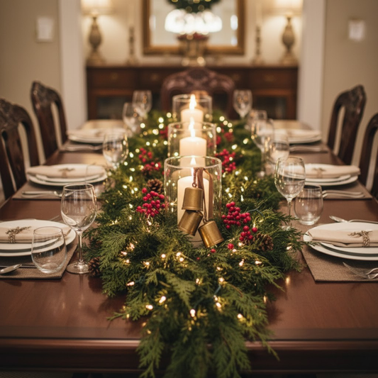 CedarGlow™ Premium Thick Christmas Garland (2pcs - 6ft)