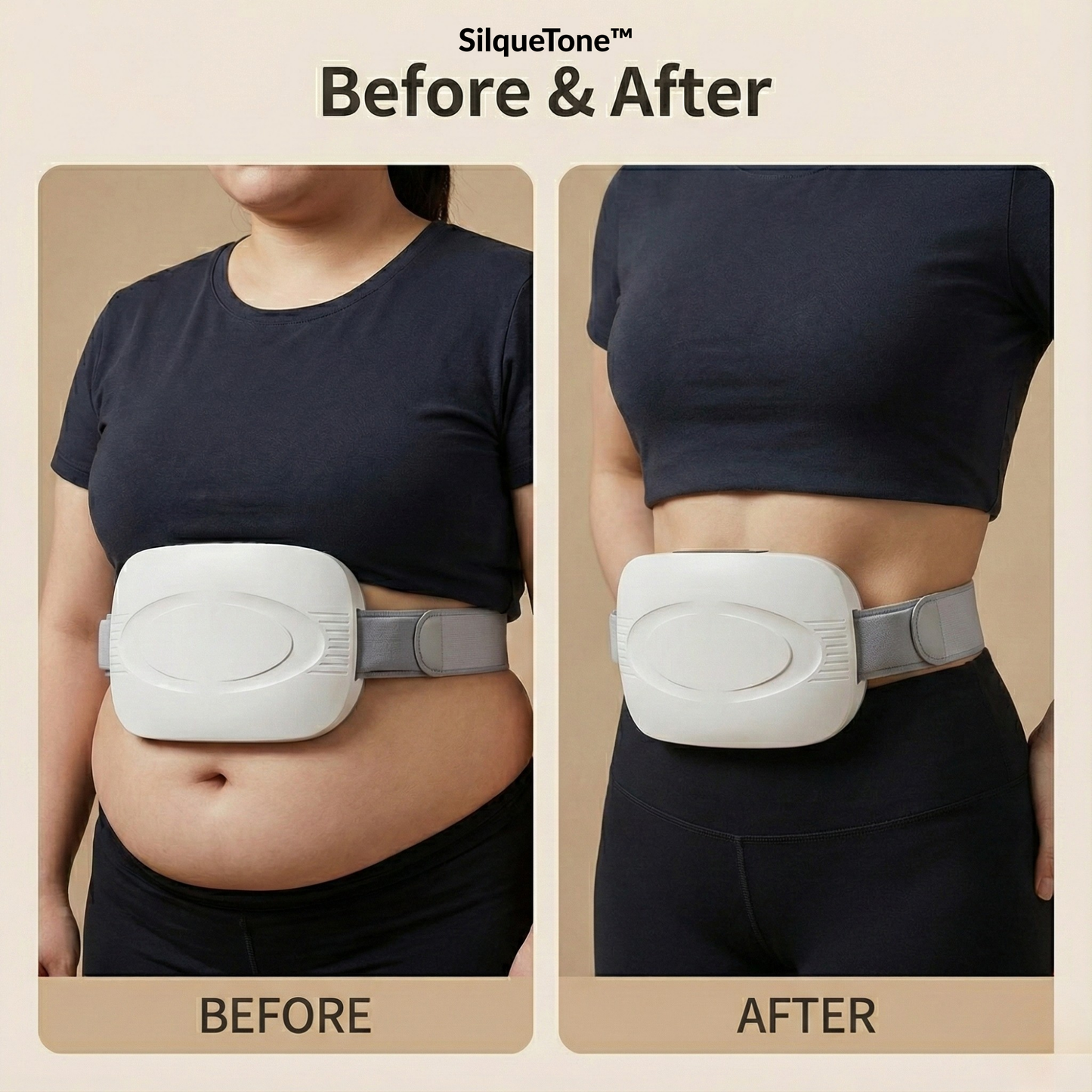SilqueTone™ Abdominal Massage & Sculpt Belt