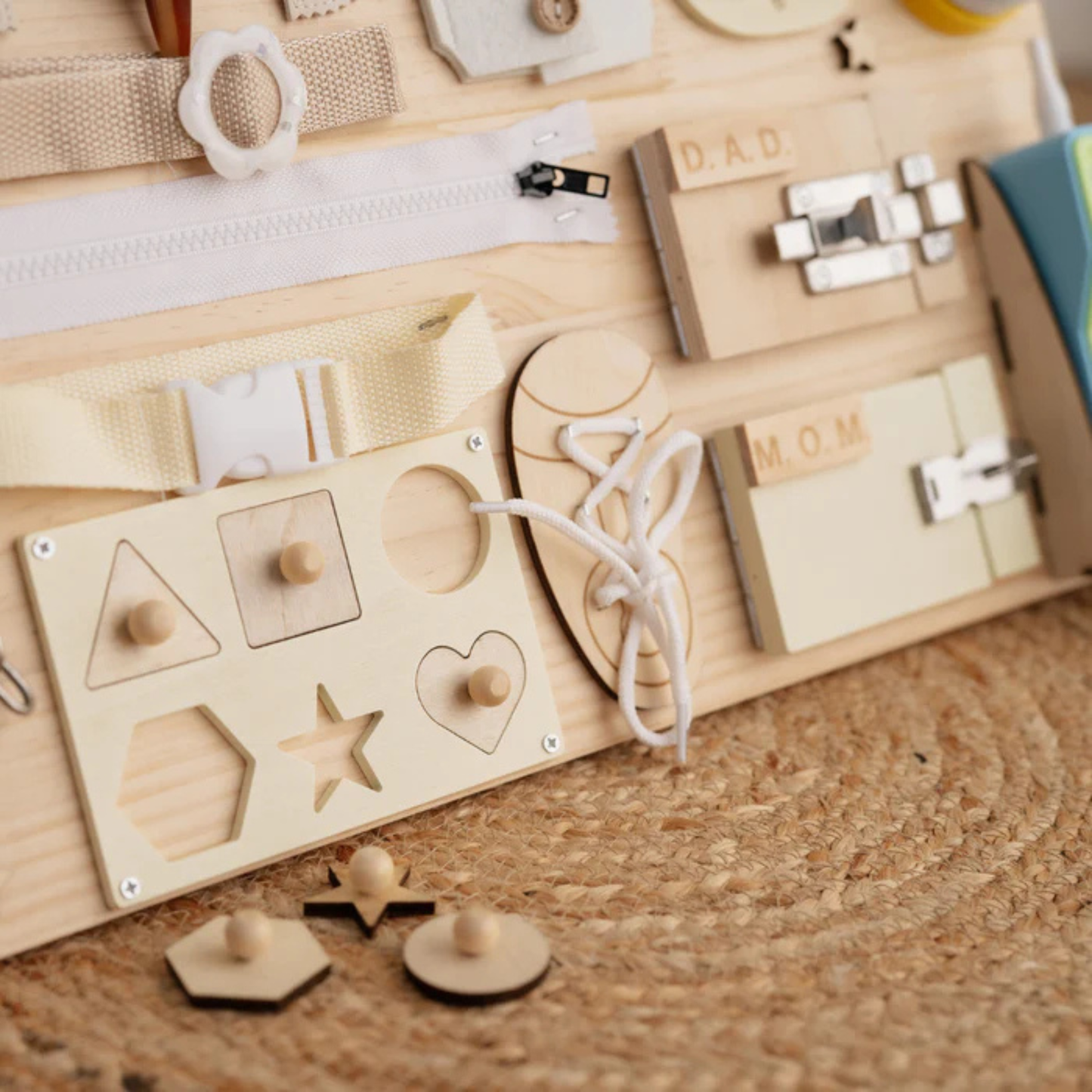 Sensory Happy Board™ – Montessori Druk Bord & Magnetisch Leerbord