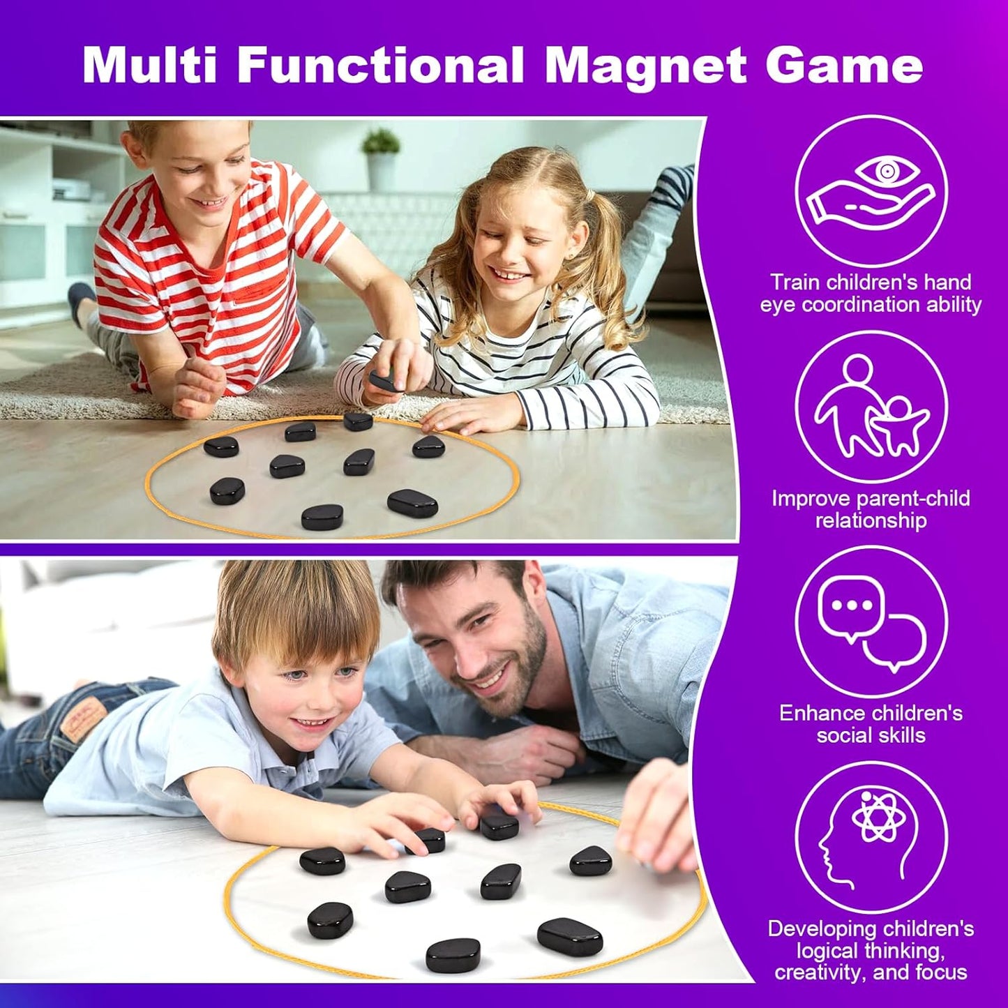 Magnetic Strategy Game – Fun for All Ages! 🧠