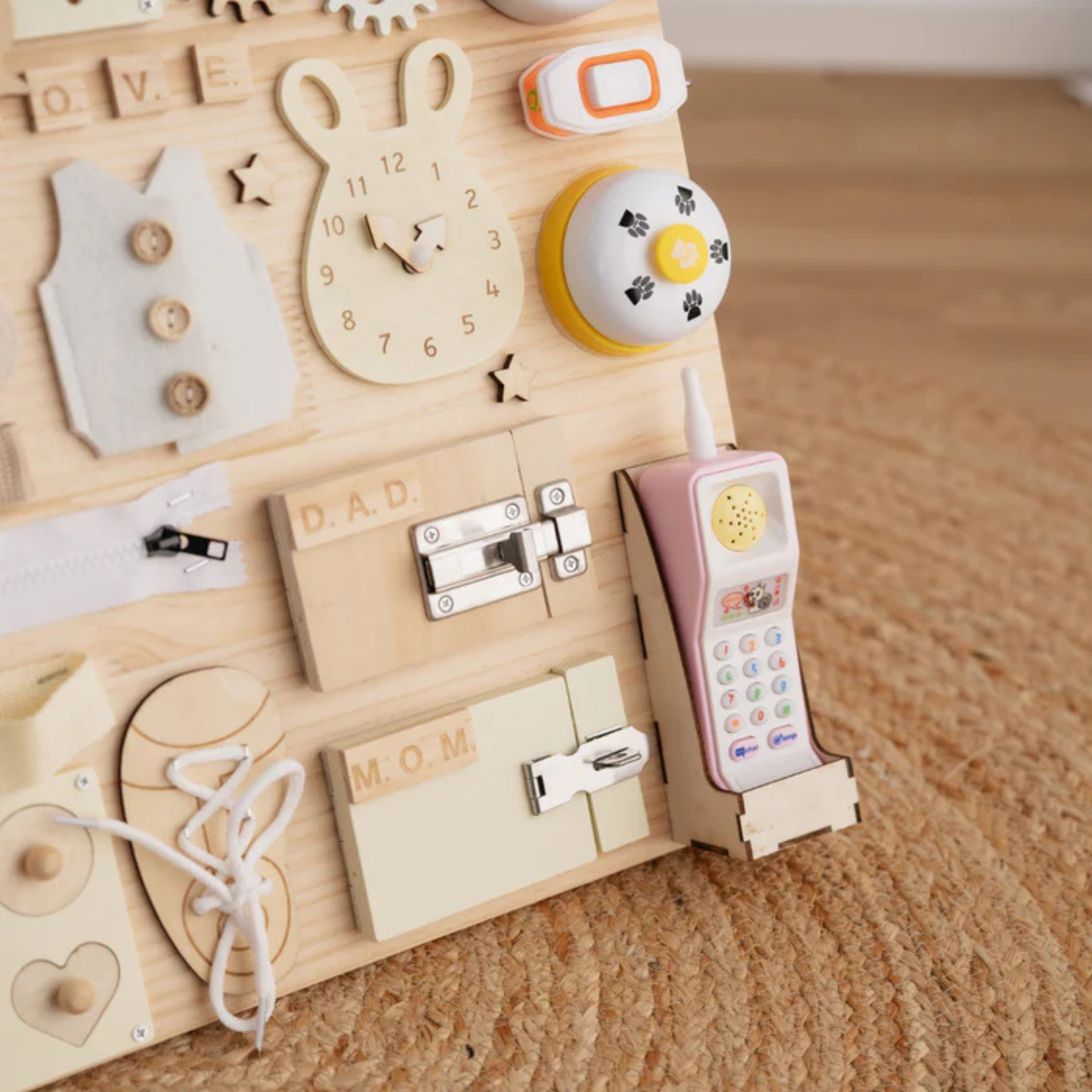 Sensory Happy Board™ – Montessori Druk Bord & Magnetisch Leerbord