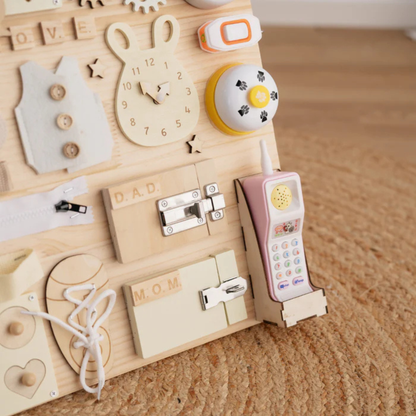 Sensory Happy Board™ – Montessori Druk Bord & Magnetisch Leerbord