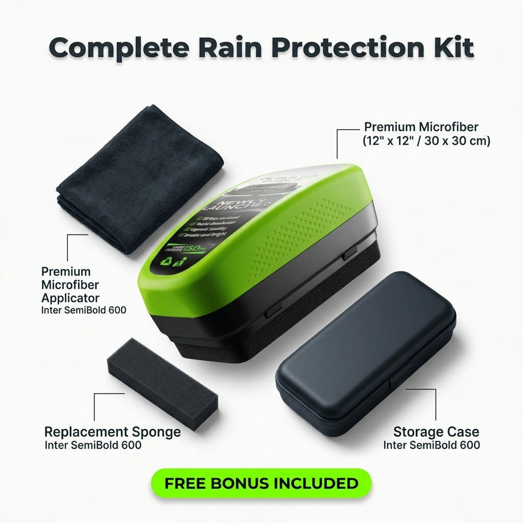 ClearDrive™ Hydrophobic Glass Protector – See the Road Clearly in Any Weather