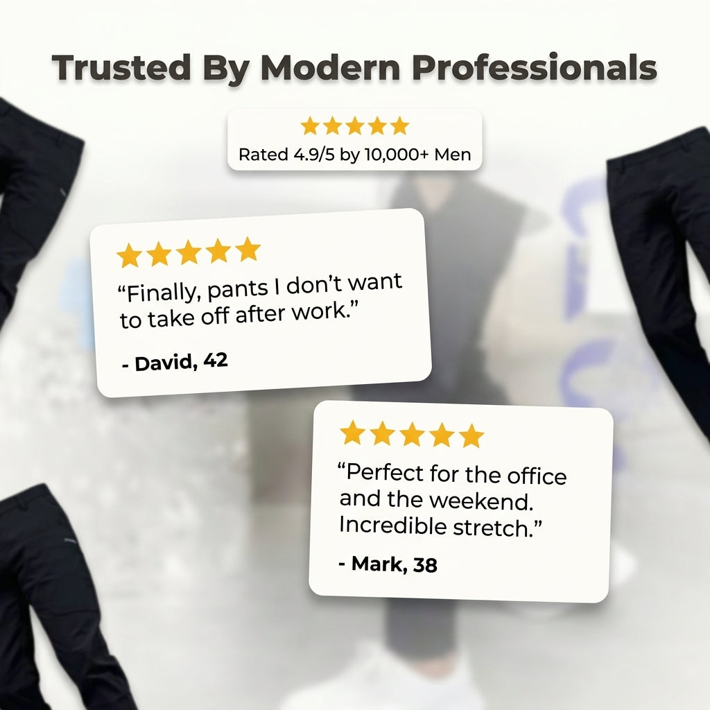 Premium Stretch Cargo Jeans – Komfort Möter Stil