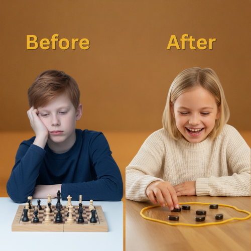 משחק אסטרטגיה מגנטי – כיף לכל הגילאים! 🧠