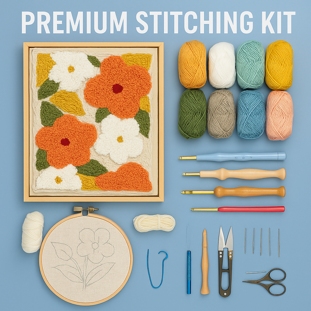 StitchFlow Kit – Turn everyday worries into art