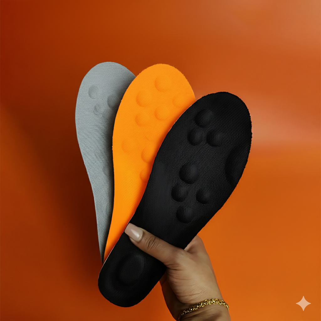 Semelles FlexiStep™ – Amorti toute la journée, soutien sans effort