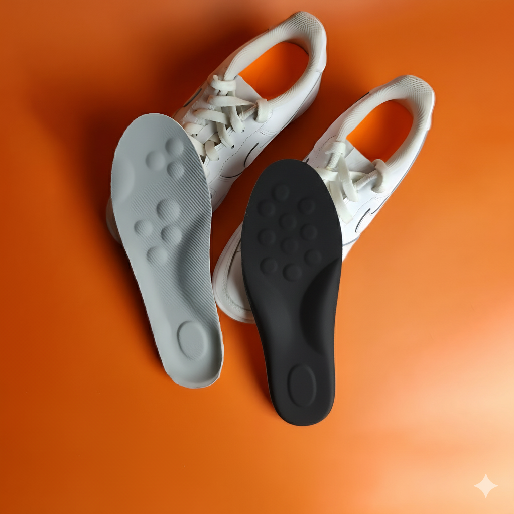 Semelles FlexiStep™ – Amorti toute la journée, soutien sans effort