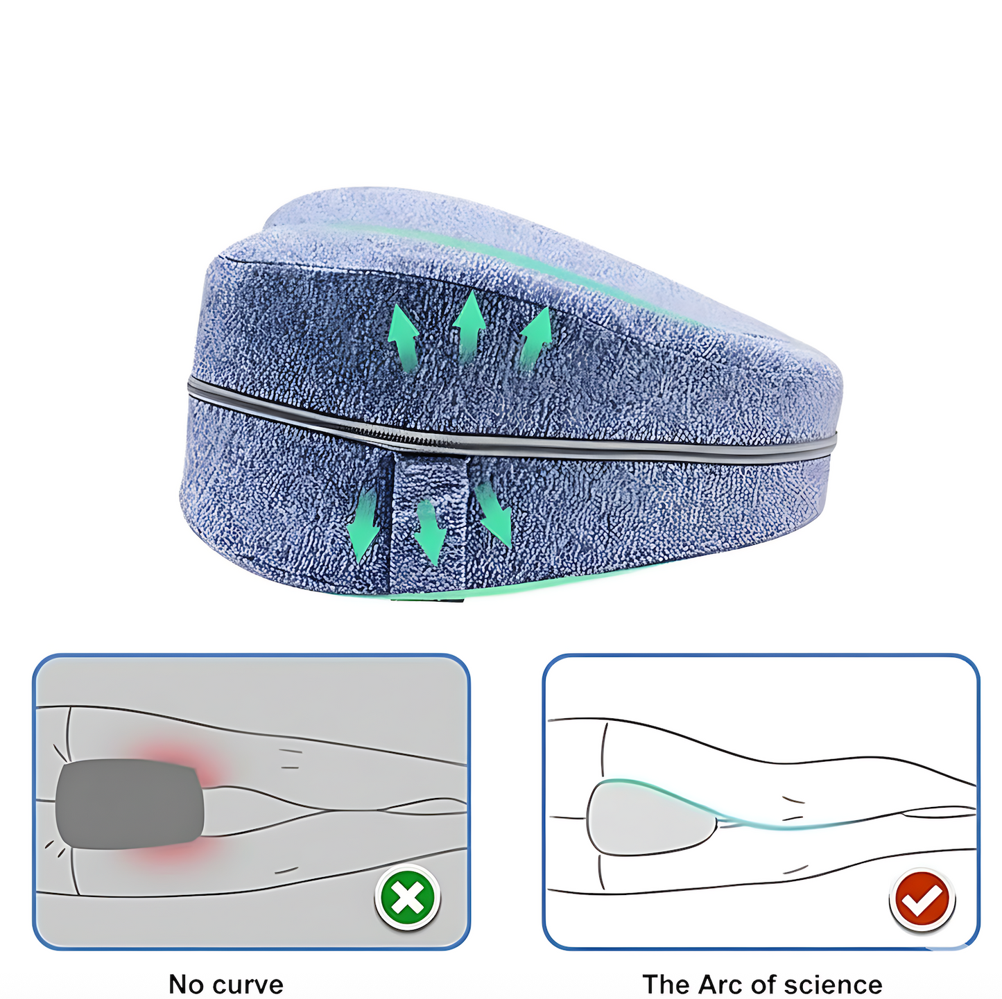 SmoothSpine™ Uitlijningskussen – Verlicht Heuppijn & Ischias