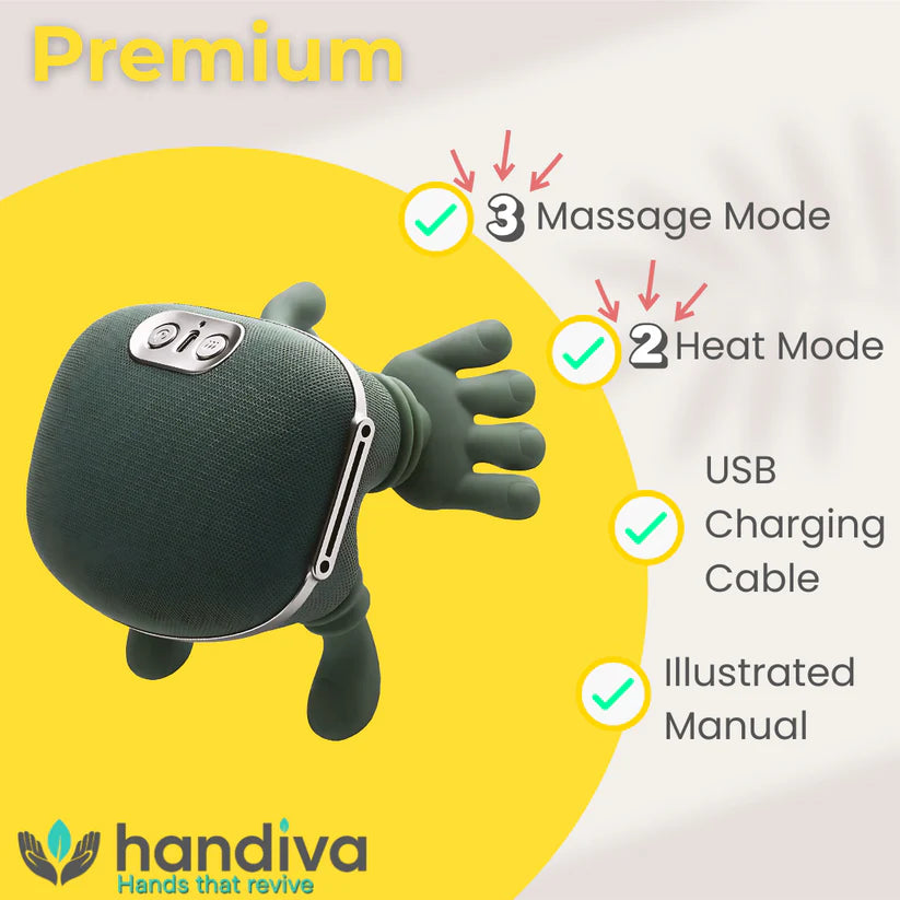 The Handiva™ – Massaggiatore reale per collo e spalle a mani