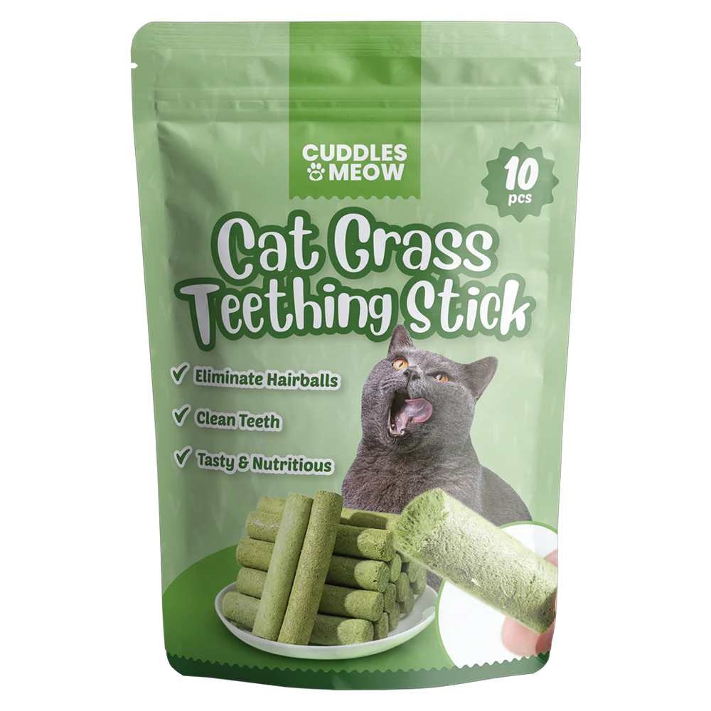 Cat Grass Teething Sticks