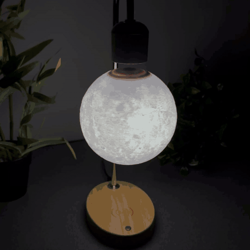 Lampe Lune Flottante & Chargeur Sans Fil